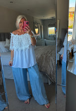 Load image into Gallery viewer, The ibiza crochet Bardot top

