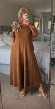Load image into Gallery viewer, The Bora Bora jersey jumpsuit with pockets &amp; detachable flower
