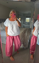 Load image into Gallery viewer, The Ibiza broaderie anglais cotton puff hem top
