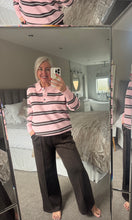 Load image into Gallery viewer, The amour striped polo knit
