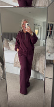 Load image into Gallery viewer, The sports luxe jersey zip tracksuit
