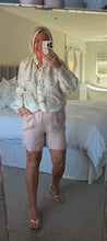 Load image into Gallery viewer, The Ibiza boho embroidered Paisley shirt with tassel detail
