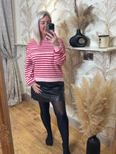 Load image into Gallery viewer, SALE The striped Bardot knit (no return on sale items)

