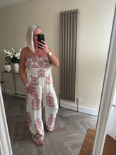 Load image into Gallery viewer, The baroque bandeau jumpsuit
