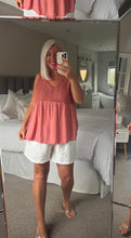Load image into Gallery viewer, The Bora Bora embroidered vest top
