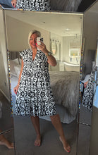 Load image into Gallery viewer, The Animal print frill sleeve smock dress
