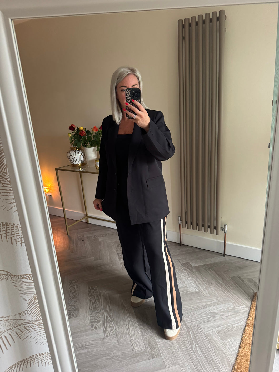 SALE The striped seam blazer trouser suit (no return on sale items)