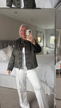Load image into Gallery viewer, The faux suede military jacket
