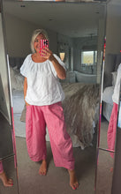Load image into Gallery viewer, The Ibiza broaderie anglais cotton puff hem top
