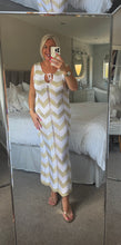 Load image into Gallery viewer, The Bora Bora zig zag crochet dress
