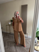 Load image into Gallery viewer, SALE The saints chiffon frill trouser suit with separate necklace (no returning sale items)
