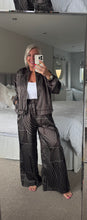 Load image into Gallery viewer, The satin abstract trouser suit
