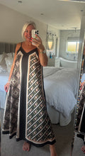 Load image into Gallery viewer, The satin baroque strappy dress
