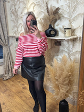 Load image into Gallery viewer, SALE The striped Bardot knit (no return on sale items)

