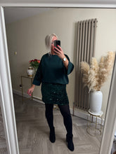 Load image into Gallery viewer, The Tiggy velour sequin skirt
