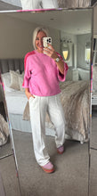 Load image into Gallery viewer, The molly striped sleeve knit
