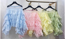 Load image into Gallery viewer, The Peggy sheer frill top in pink
