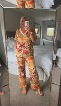 Load image into Gallery viewer, The shimmer palm trouser suit with pockets
