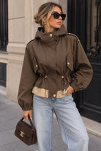 Load image into Gallery viewer, The Margot rouched Mac in chocolate
