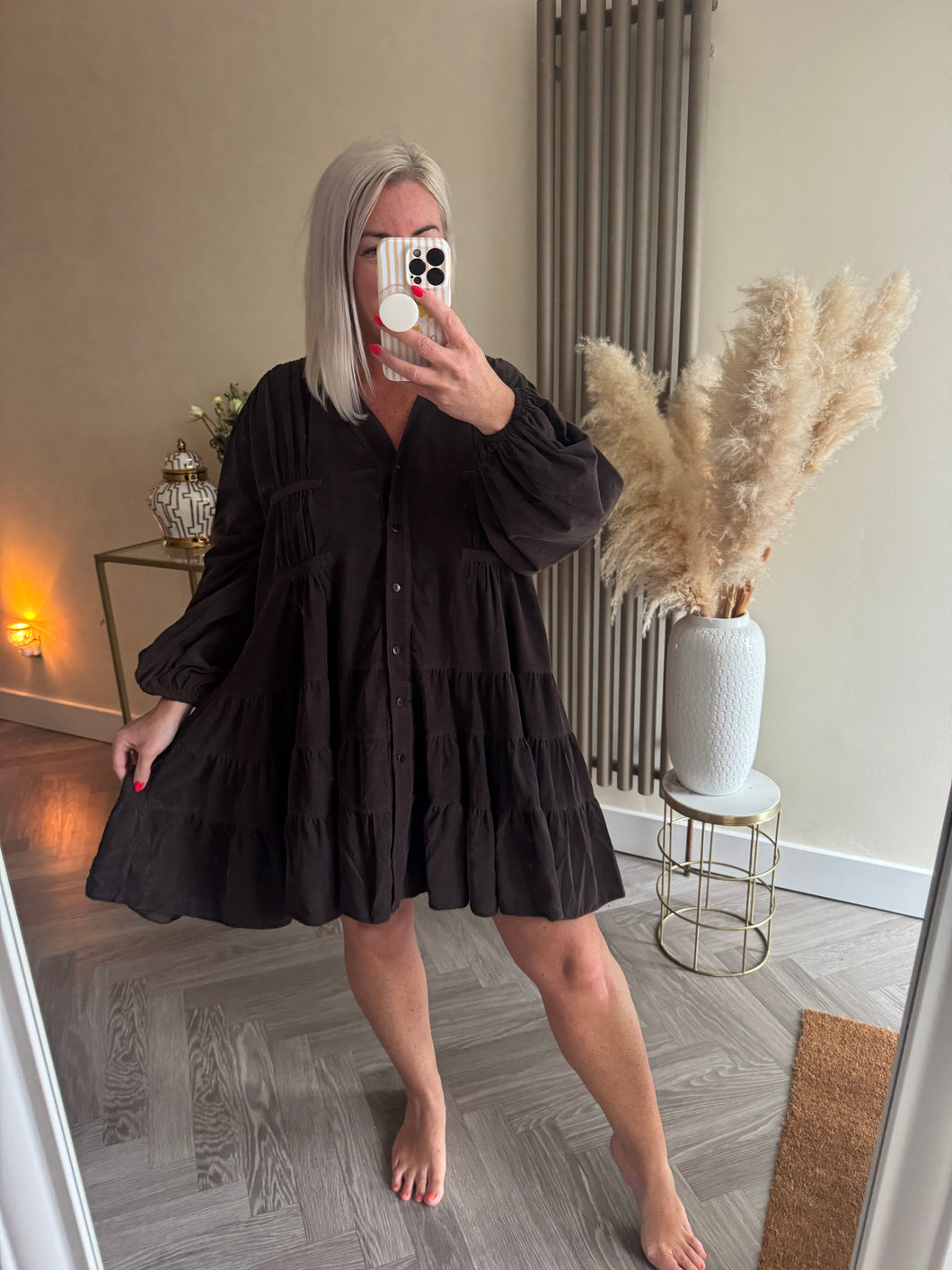 The cord smock dress