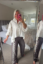 Load image into Gallery viewer, The Ibiza embroidered leg trousers
