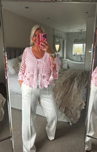 Load image into Gallery viewer, The Bora Bora crochet tie cardigan
