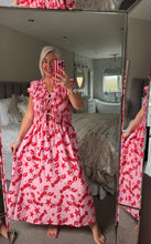 Load image into Gallery viewer, The tie front Amalfi lobster Dress
