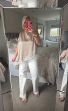 Load image into Gallery viewer, The satin lace trim t shirt
