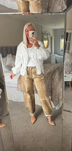 Load image into Gallery viewer, The Deer print barrel jeans
