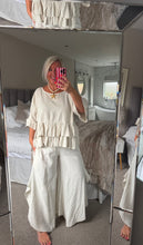 Load image into Gallery viewer, The Ibiza boho linen frill top
