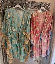 Load image into Gallery viewer, The Ibiza boho foil frill cover up
