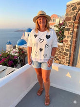Load image into Gallery viewer, The Rachel love heart tee
