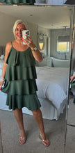 Load image into Gallery viewer, The Palma chiffon tiered strappy dress
