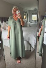 Load image into Gallery viewer, The Saints stud jersey t shirt dress
