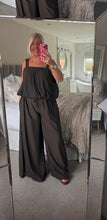 Load image into Gallery viewer, The saints crinkle puff hem trouser suit
