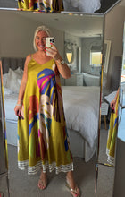 Load image into Gallery viewer, The satin palm strappy dress

