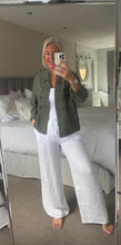 Load image into Gallery viewer, The Saints lightweight military jacket
