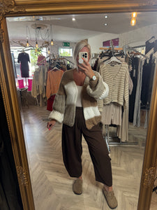 The jersey cocoon trousers