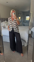 Load image into Gallery viewer, The Bora Bora striped crochet cardigan
