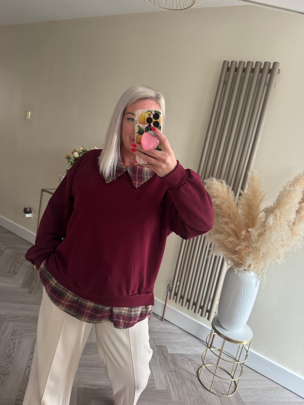 The checked shirt jersey