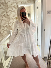 Load image into Gallery viewer, The 100% cotton flock heart smock dress
