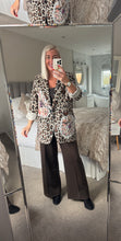 Load image into Gallery viewer, The zeta Otto animal print brushed blazer/coat
