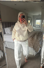 Load image into Gallery viewer, The Bora Bora sequin star mesh hoodie

