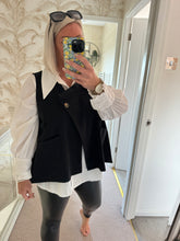 Load image into Gallery viewer, The luxe jersey wrap front swing waistcoat
