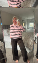 Load image into Gallery viewer, The amour striped polo knit
