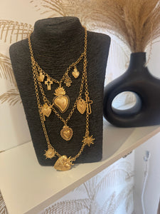 The Bora Bora hearts & crosses necklace