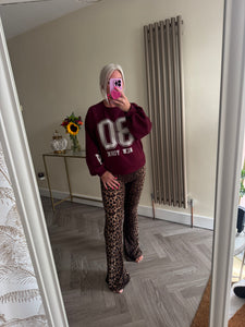 The supersoft animal print flares