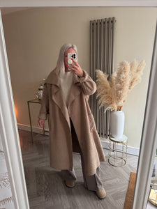 The waterfall boucle coat