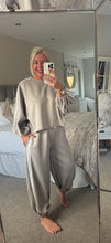Load image into Gallery viewer, The sports luxe jersey stripe tracksuit
