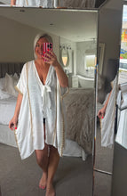 Load image into Gallery viewer, The Ibiza tie front beach cover up
